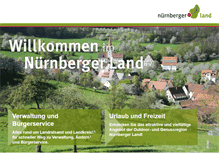 Tablet Screenshot of nuernberger-land.de
